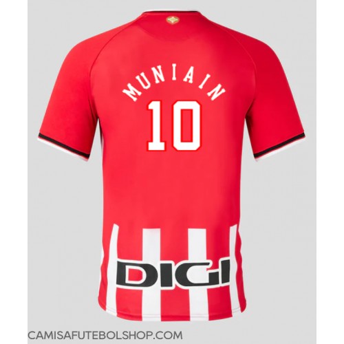Camisa de time de futebol Athletic Bilbao Iker Muniain #10 Replicas 1º Equipamento 2023-24 Manga Curta